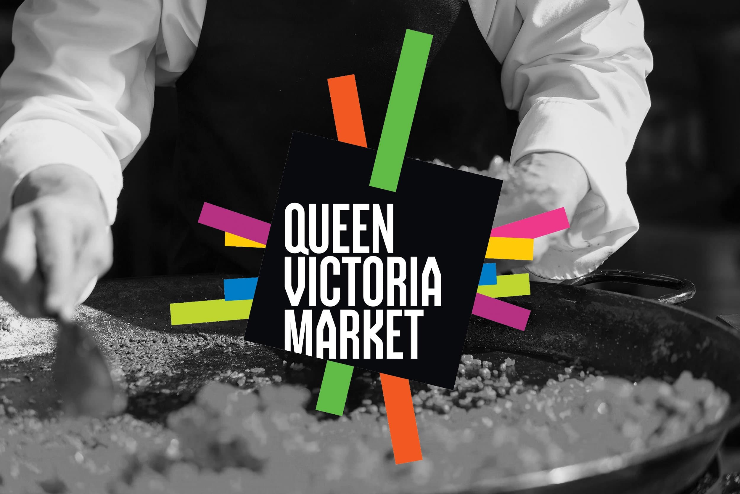 Queen Victoria Market visual from BRANDR source.