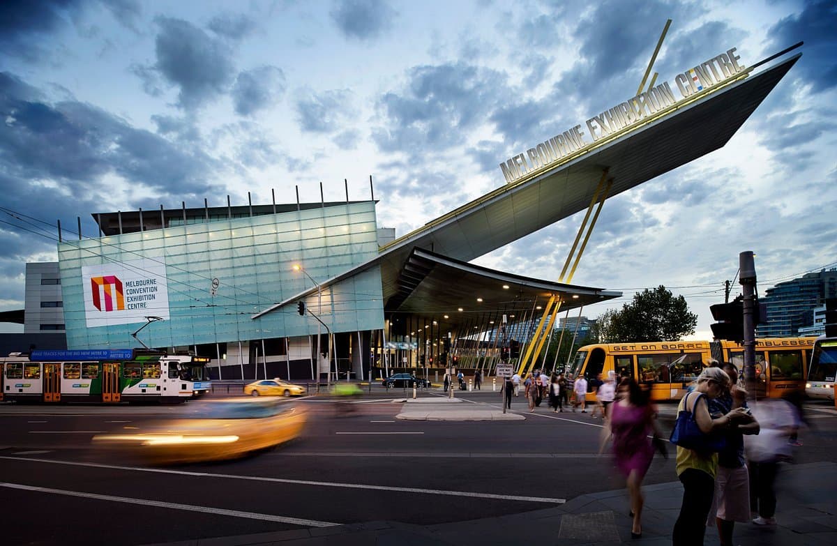 Melbourne Convention Exhibition Centre visual from BRANDR source.