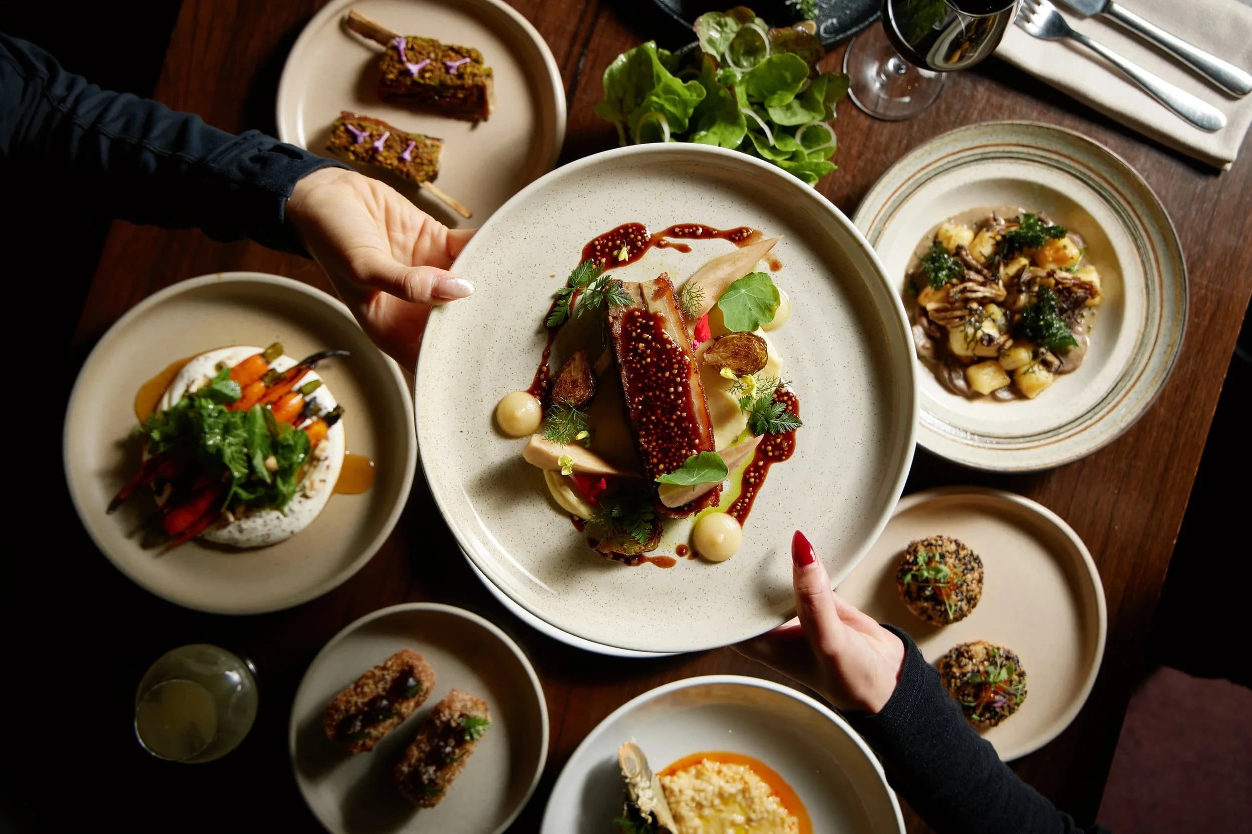 Signature dishes at Prohibition Food and Wine